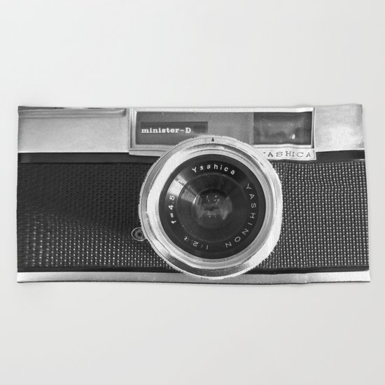 Camera Beach Towel
