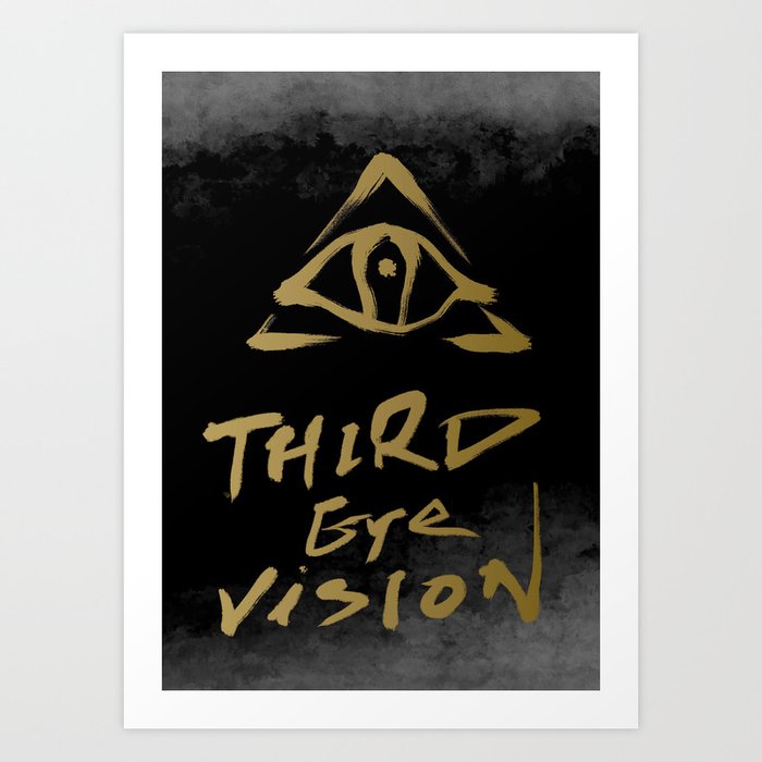 3rd eye vision - inspired by Nike's concept on Kyrie 5 basketball sneaker Art Print