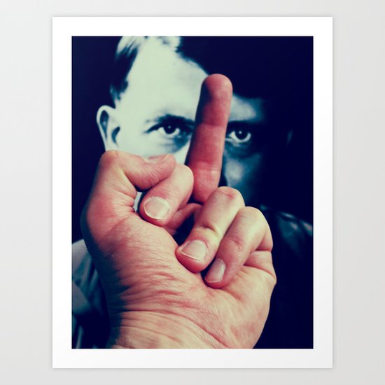 AntiHitler Art Print