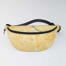 Nashville Map Tennessee | Yellow & Blue | More Colors, Review My Collections Fanny Pack