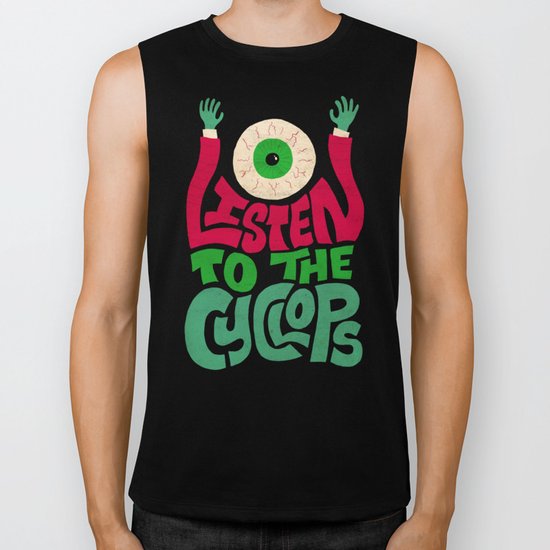 Listen To The Cyclops Biker Tank
