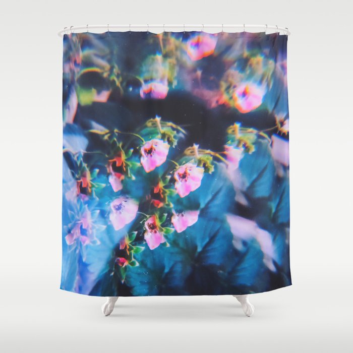 Strawberry Blooms Shower Curtain