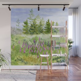 Wildflowers Impressions  Wall Mural