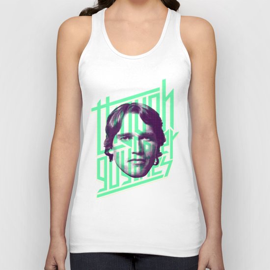 Though guy never cries Unisex Tank Top