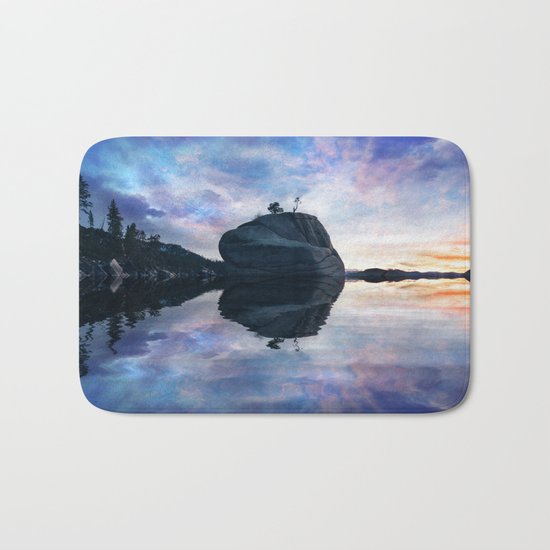 Rock Sunset Bath Mat