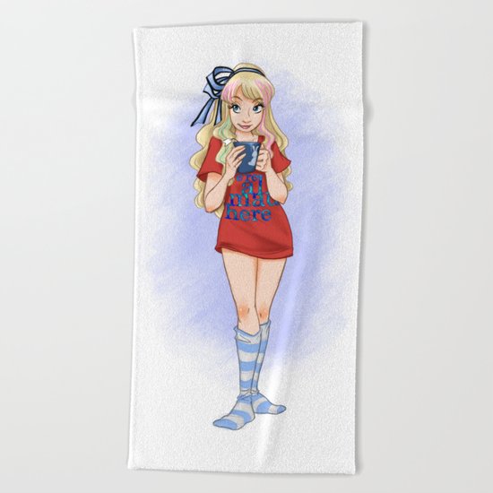 Alice's Day Off Beach Towel