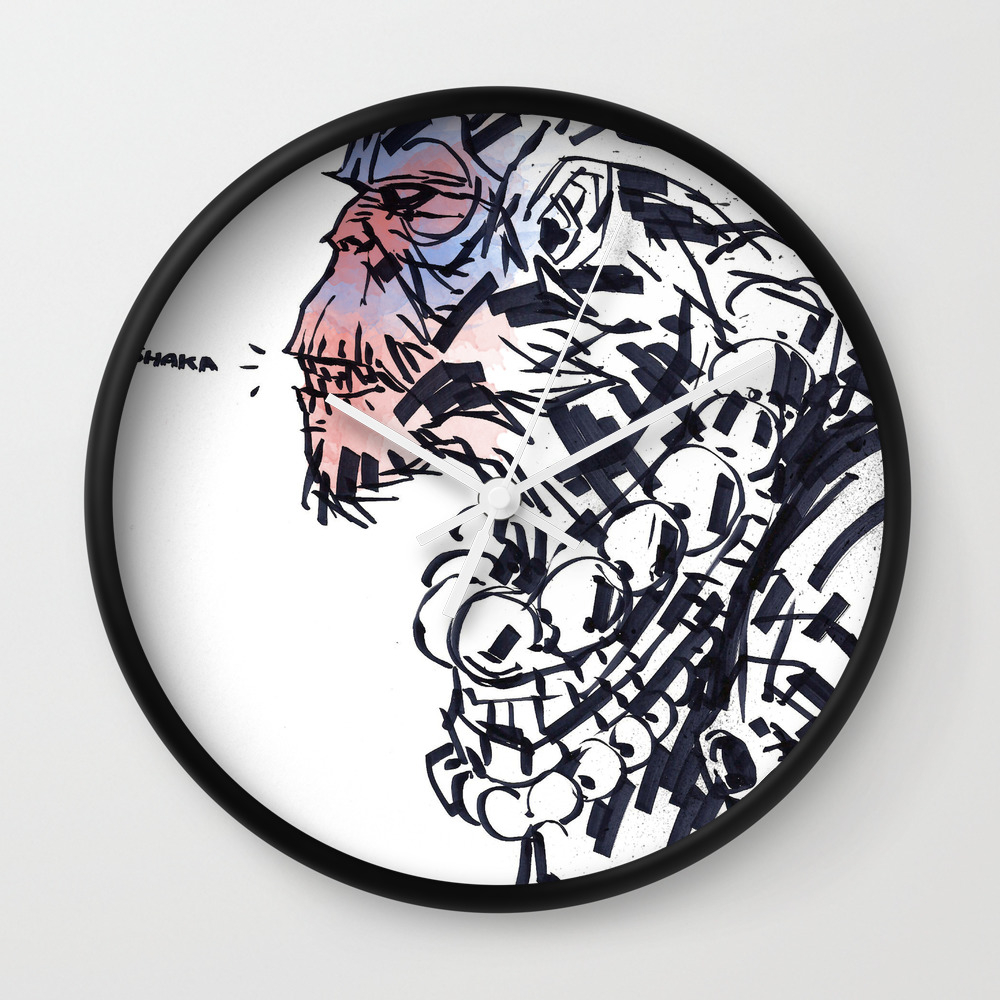 Sun Wukong The Monkey King Wall Clock By Paullucido Society6 Sun Wukong The Monkey King Wall Clock By Paullucido Society6