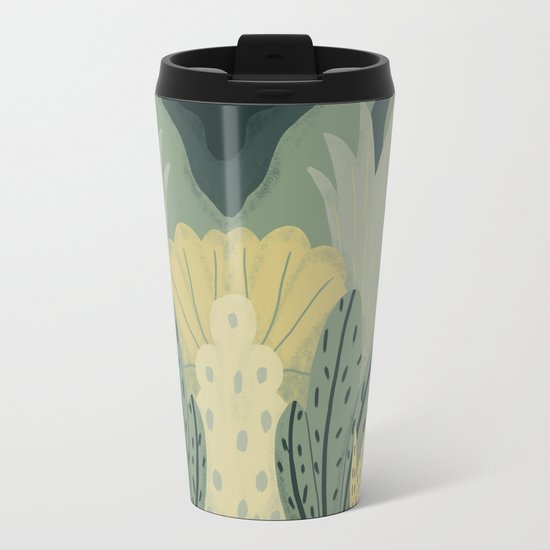 greenery Travel Mug