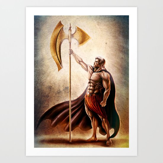 The Giant Killer Art Print