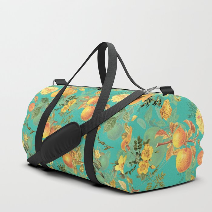 Vintage & Shabby Chic - Summer Golden Apples Flowers Garden Duffle Bag