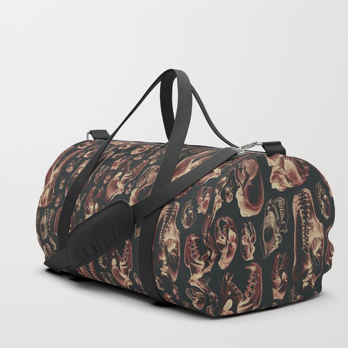 Carnivore RED MEAT / Animal skull illustrations from the top of the food chain Duffle Bag