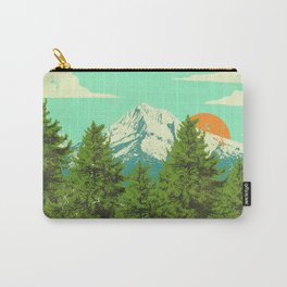 OREGON LOVE Carry-All Pouch | Cascadia, Pdx, Portland, Mountain, Hawk, Trees, Pacificnorthwest, Hood, Pretty, Graphicdesign 