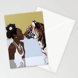 Tiger Reflection Stationery Card