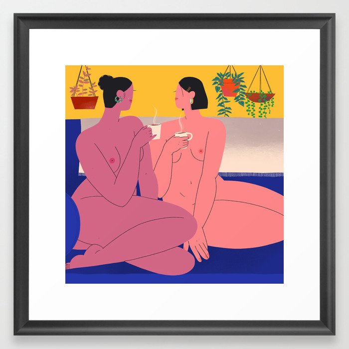 Friendship Babes Framed Art Print