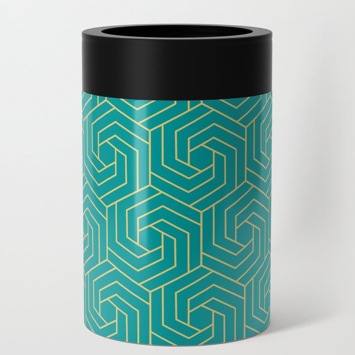 Geometric pattern Can Cooler