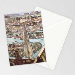 Diego Rivera Murals of the National Palace II Stationery Card