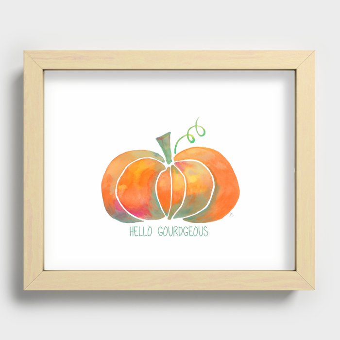 Hello Gourdgeous Recessed Framed Print