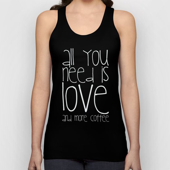COFFEe Unisex Tank Top