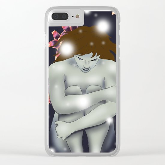 Winter and Spring Clear iPhone Case