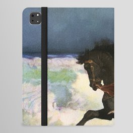 “Sir Percival Came Unto the Brim” by NC Wyeth iPad Folio Case