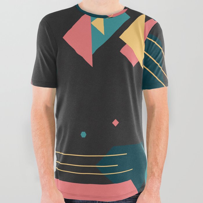 geometry All Over Graphic Tee