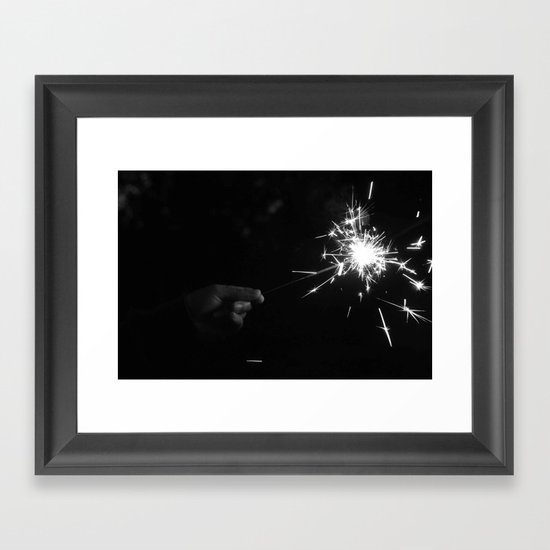 Sparkler Framed Art Print