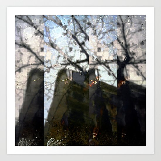 Sunday 17 March 2013: rhymes with muddle, fuddle... Art Print