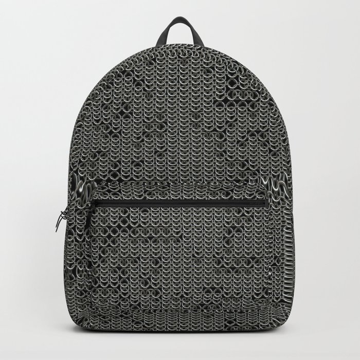 Chain Mail Texture Backpack by Textures Society6