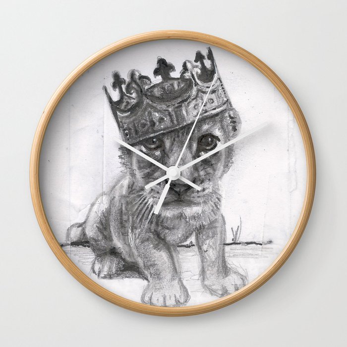 Baby Lion Wall Clock