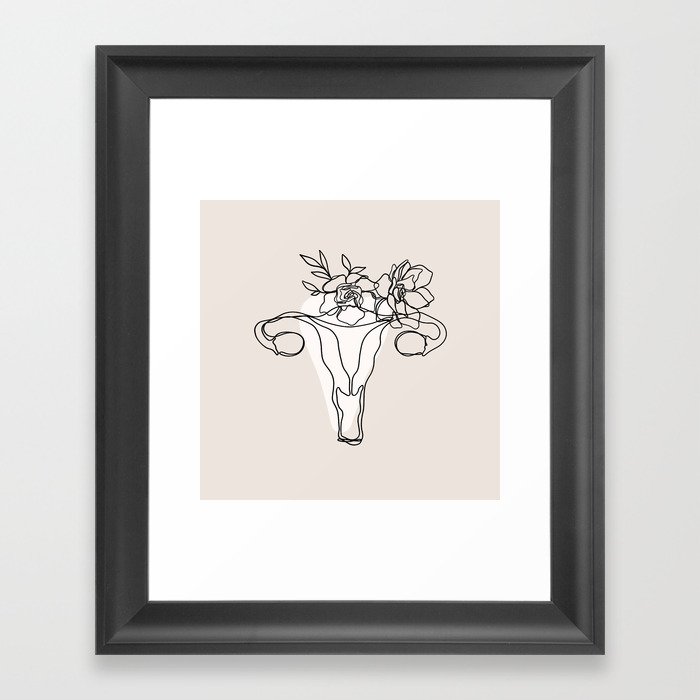 Uterus Framed Art Print