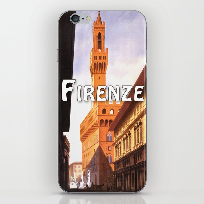 Firenze - Florence Italy Vintage Travel iPhone Skin