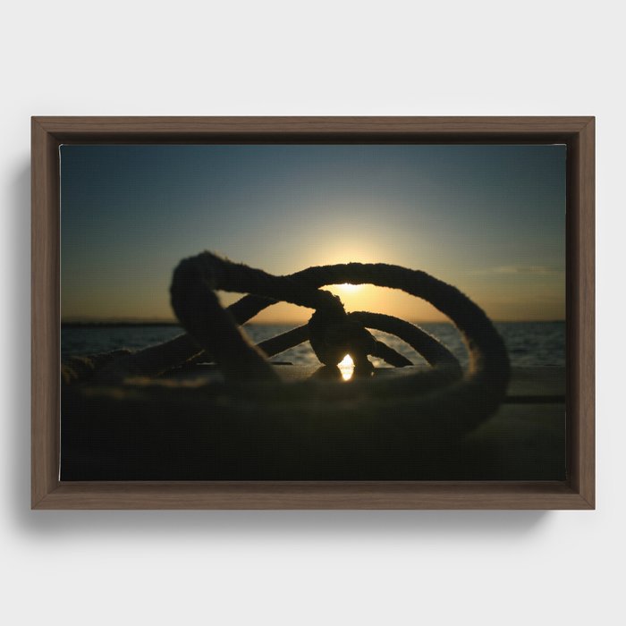 Sunset Framed Canvas