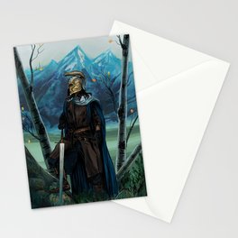 Mountain warrior Stationery Cards