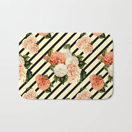 Chrysanthemum Rain Bath Mat