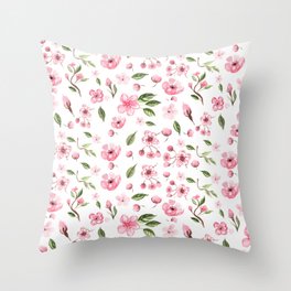 Cherry blossom Throw Pillow
