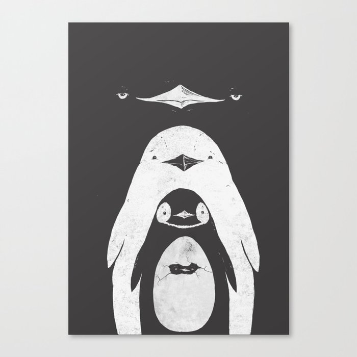 Penguinception - The Penguins Canvas Print