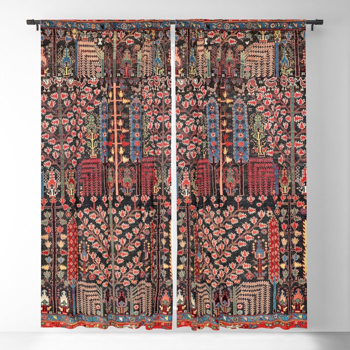 Bakhshaish Azerbaijan Northwest Persian Rug Print Blackout Curtain