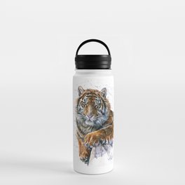 Tiger watercolor Water Bottle