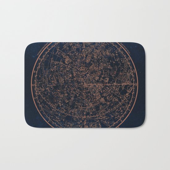 Constellations of the Northern Hemisphere Bath Mat