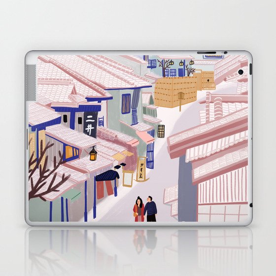 Old Town Kyoto Laptop & iPad Skin