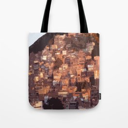 Residential Favelas in Brazil Tote Bag
