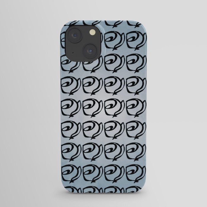 Rows of Flowers, Sky iPhone Case