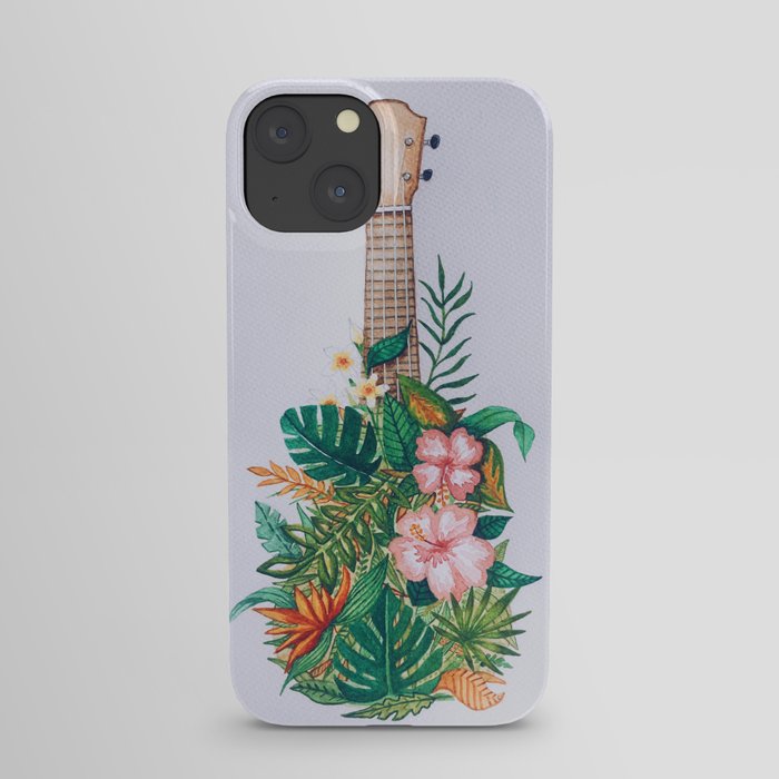 Tropical Ukulele iPhone Case
