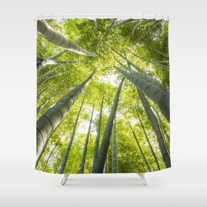 Bamboo forest in Japan Shower Curtain