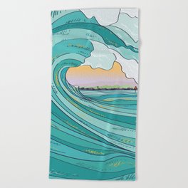 Summer Bowls Beach Towel