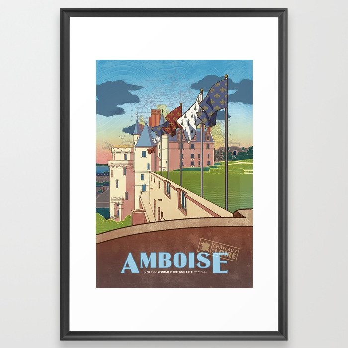 Château d'Amboise Framed Art Print