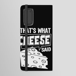 Cheese Board Sticks Vegan Funny Puns Android Wallet Case