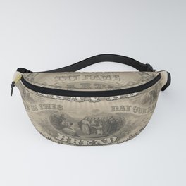 Our father who art in heaven ... - A. Hoen & Co., engravers, Baltimore., Vintage Print Fanny Pack