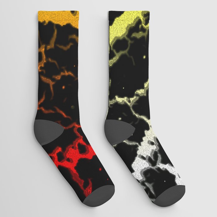 Cracked Space Lava - Heat WYR Socks