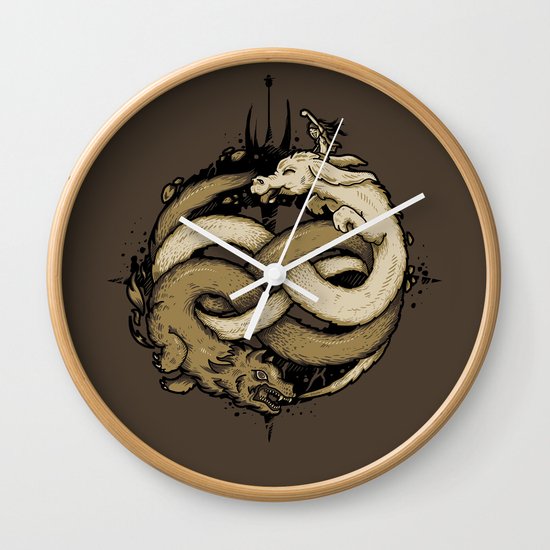 NEVERENDING FIGHT Wall Clock